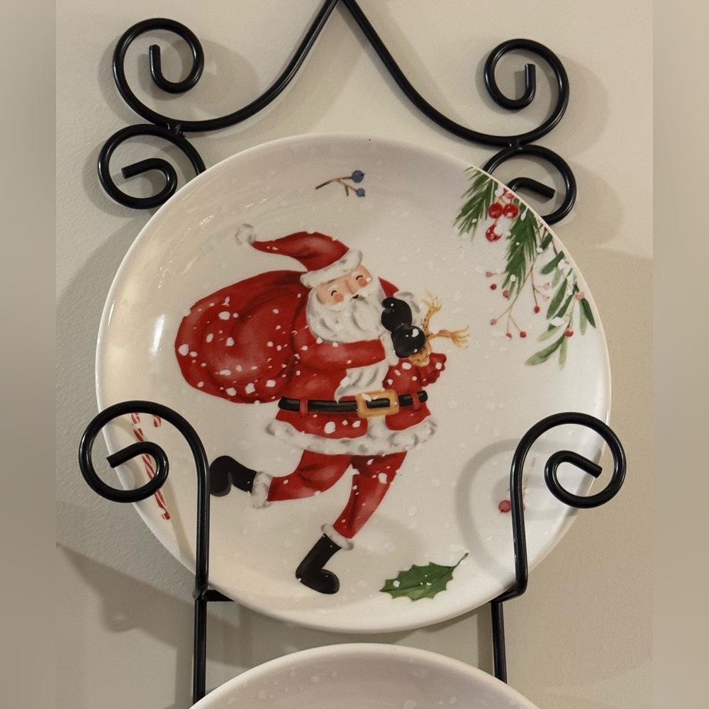 Santa plates - Picture 4 of 5